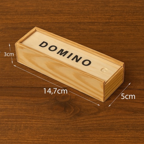 Drewniane DOMINO – klasyczna gra edukacyjna rozwijająca umysł